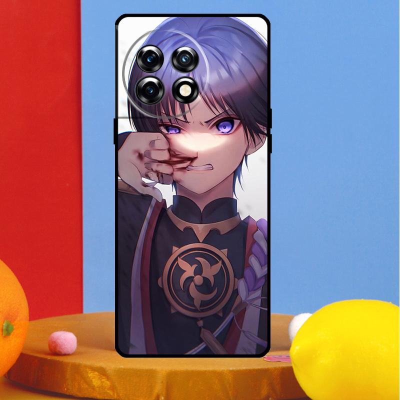 Scaramouche Genshin Impact Cover For OnePlus 12 11 13 13R 12R 10 Pro 8T 10T OnePlus Nord 4 CE 2 3 Lite N10 N20 N30 Case