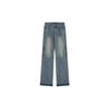 Fw26 Loose Wash Distressed Casual Jeans Women Jeans WD-DP2-26-310-W-BL