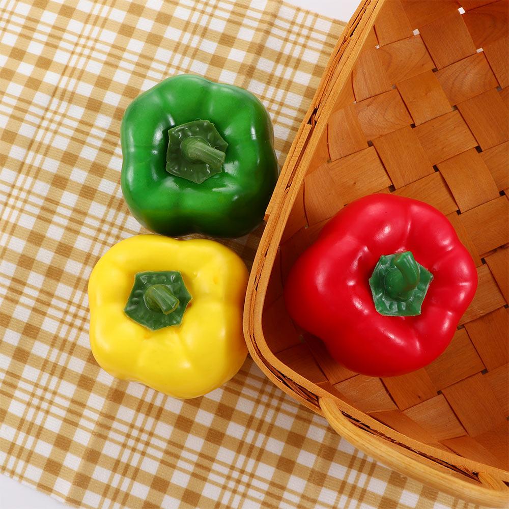 DIY Plastic Home Decor Artificial Pepper Artificial Fruit Photography Props Fake Vegetable