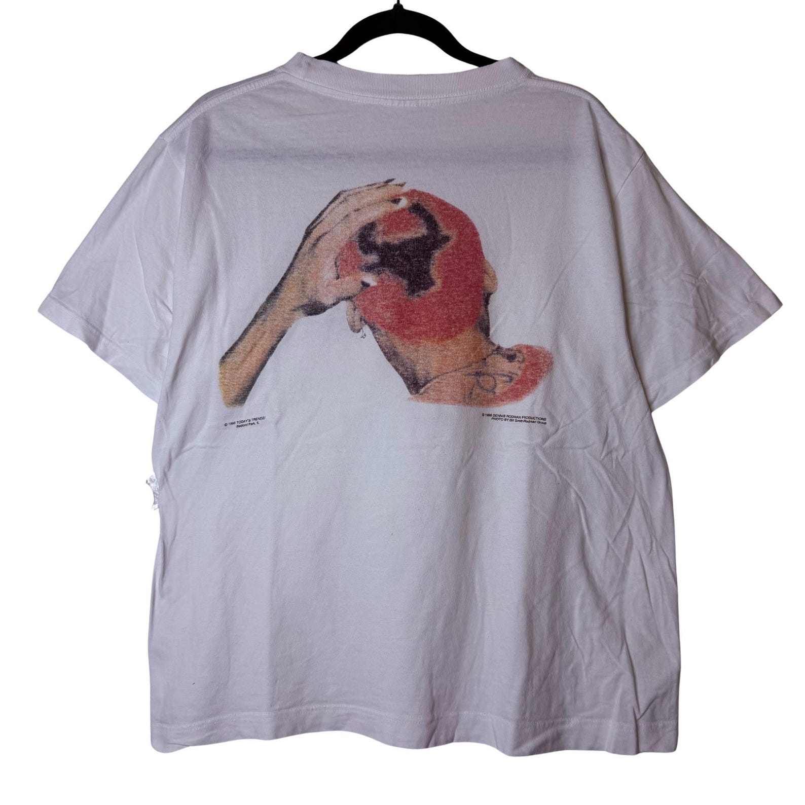 1996 Dennis Rodman Chicago Bulls T shirt Sz M (B2350) 4XL