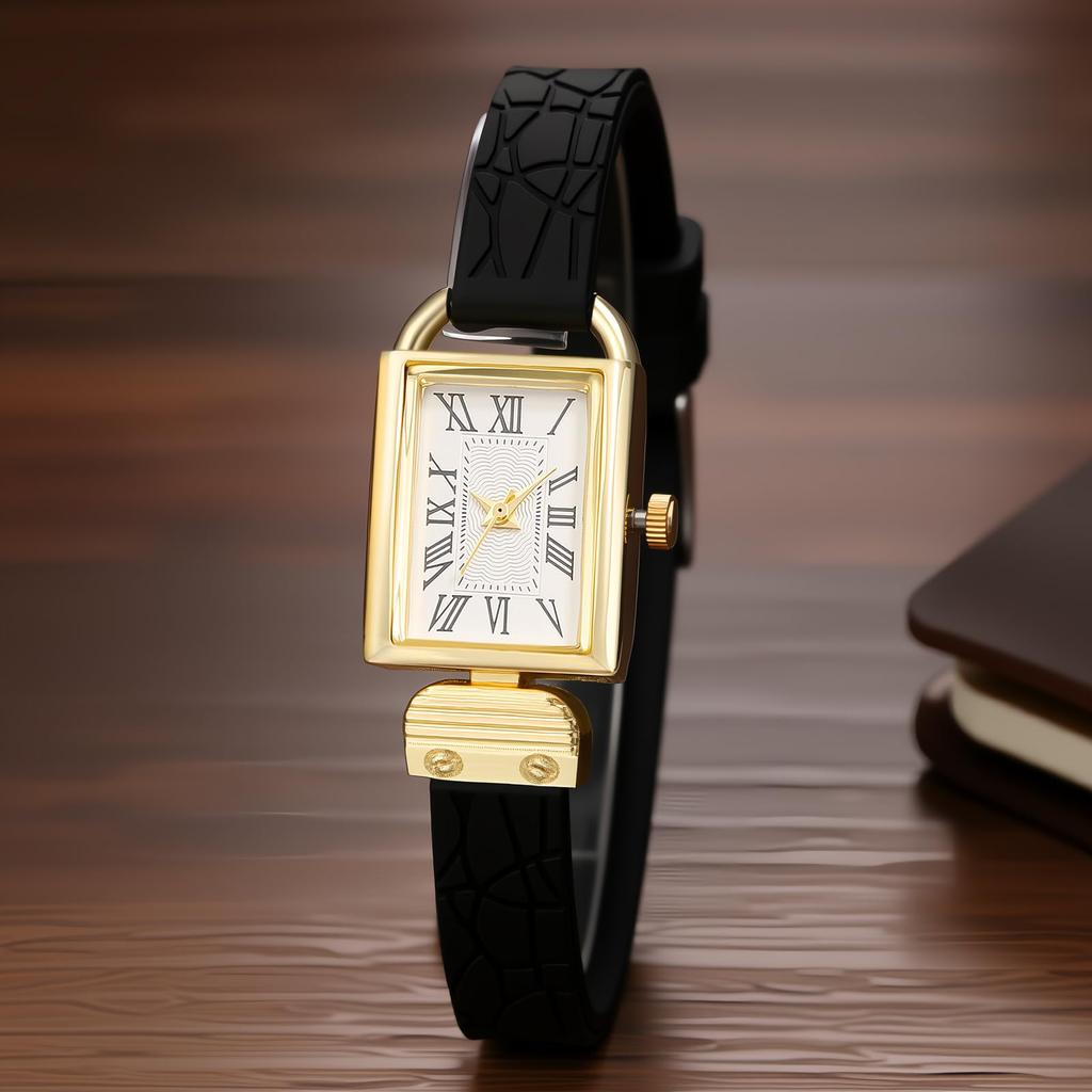 Square Women's Watch Leather Strap Waterproof Cute Fashion Analog Display Leather Belt Quartz Watch Fashion Watch Women's Accessories - Birthday