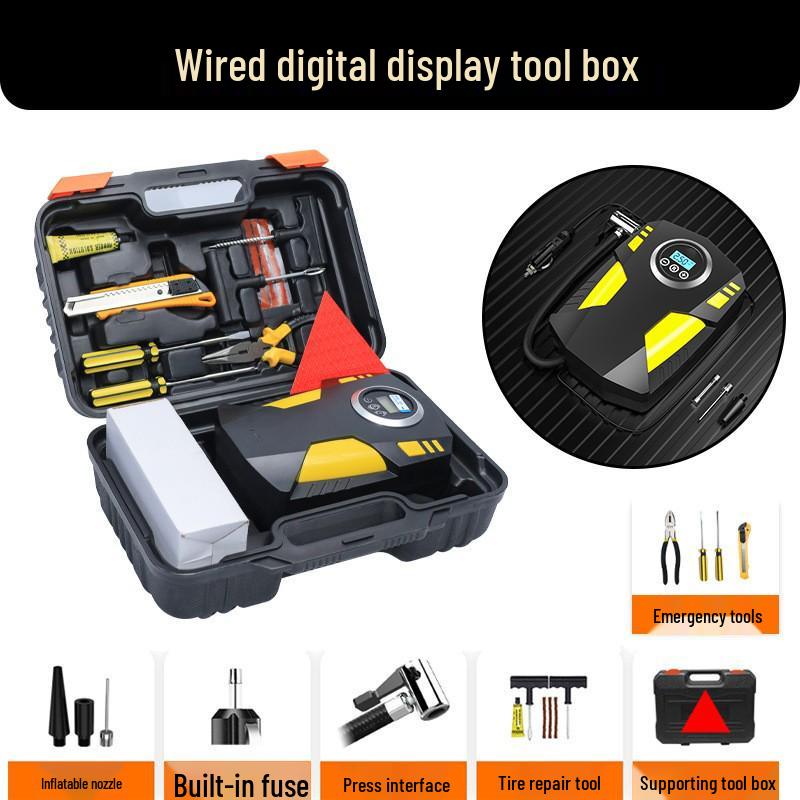 High-Power Digital Car Tire Inflator with Intelligent Display