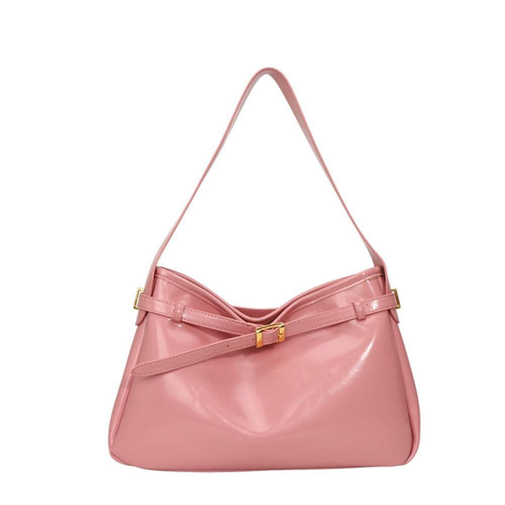 Korean Style Large Capacity Handbag Tote Bag Underarm Packs Fashion Retro PU Tote Bag  Women