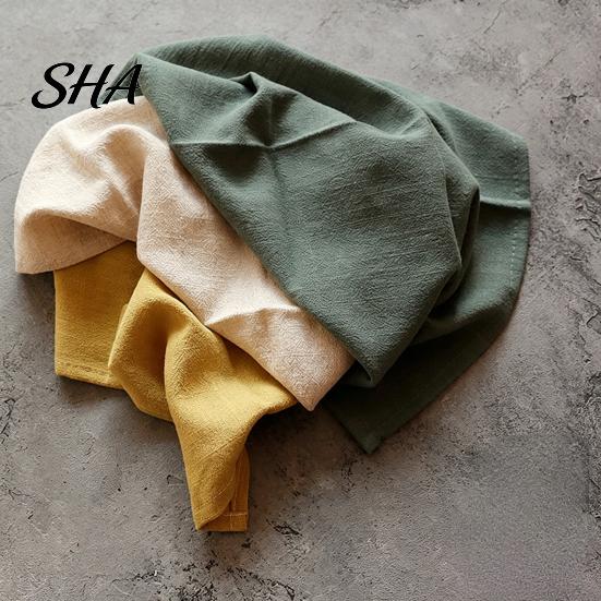 Bohemian Linen Napkin Napkin, Rustic Machine Washable Fabric 16 Inch Farmhouse Cloth Style for Dining Table Home Wedding Bridal Shower Baby