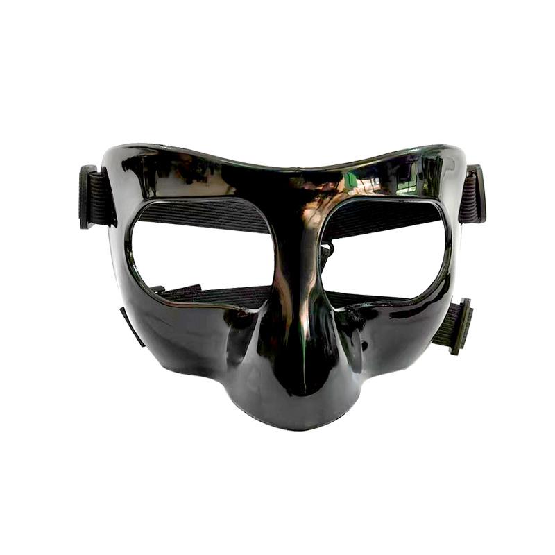 Football Basketball Nose Guard Face Mask Black Adult Mens Sports Protective Gear Game Collision Prop Stage Performance Accessory