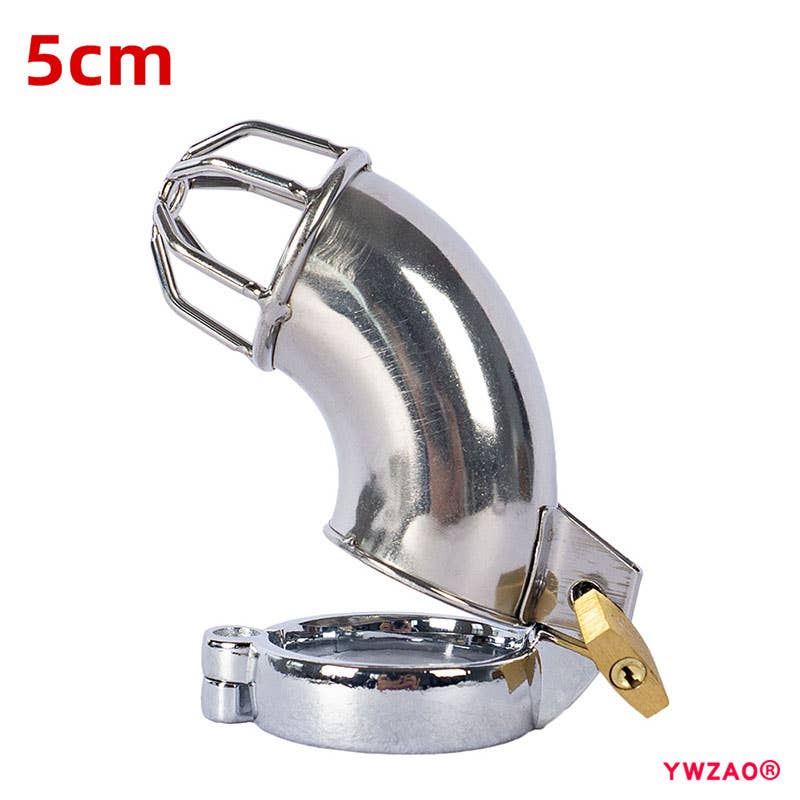 YWZAO Chastity Cage Lockable Semi-Closed M07A020