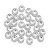 50pcs Stainless Steel Flower Beads Caps Metal Spacer Bead Caps For Jewelry Making DIY Bracelets Necklace Accessories Wholesale