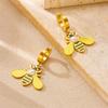 [Fashion Personality Trendy Multi Element Sea Shell Drip Oil Fruit Butterfly Pendant Earrings]