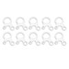 3 Holes Rope Tensioner Guy Line Cord Tightening Adjusters for Tent Camping Hiking Backpacking Outdoor Activity