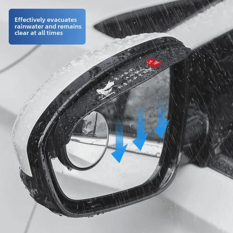 Protectie de ploaie pentru oglinda retrovizoare multifunctionala 360° si asistenta pentru unghiul mort
