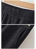 Damen Elegante High-Waist Gerade Hose mit Fleece-Futter für Herbst/Winter 2026