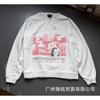 Unisex Oversized Cotton Graphic Print Hoodie Streetwear Loose Fit Casual Sweatshirt