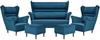 Zoja Wingback Sofa Set, Armchairs, Pouffes, Family Meble, New Set