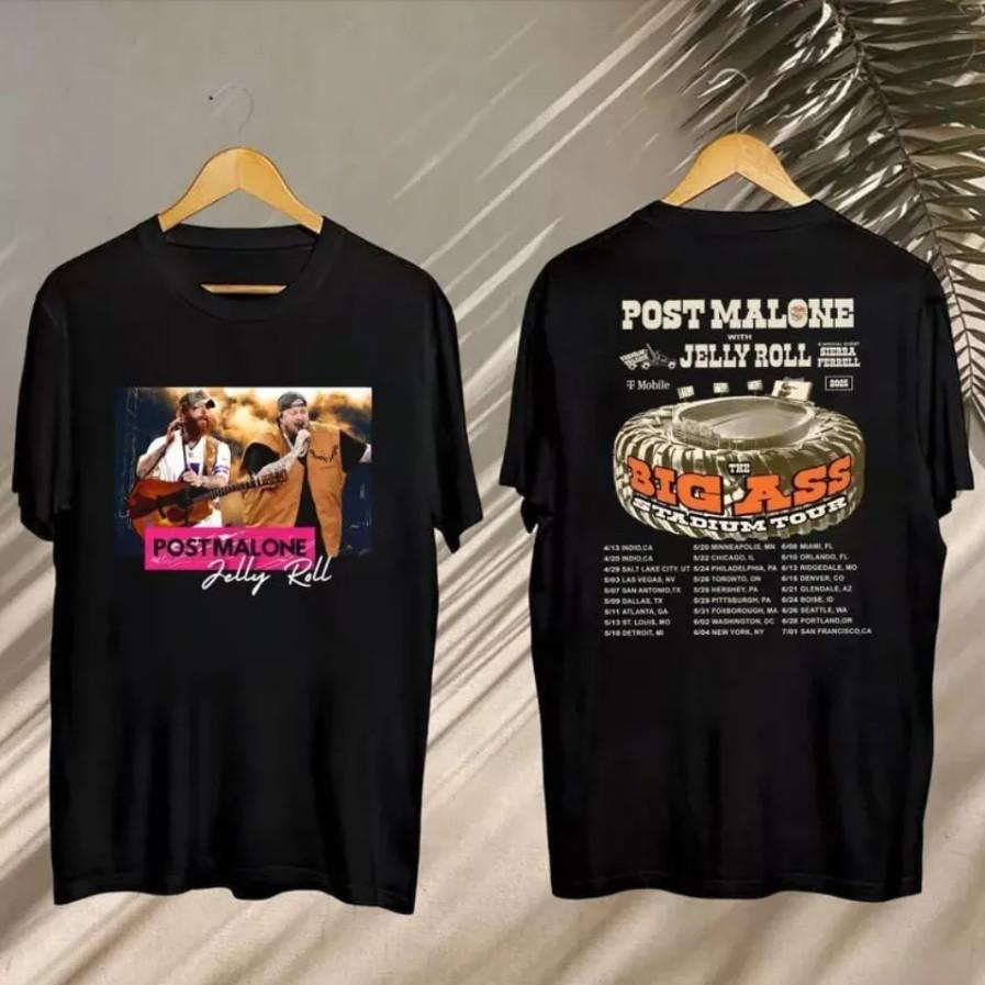 

Post Malone tour 2025 Music shirt Funny shirt Heavyweight Tshirt Unisex T-Shirt XXXL