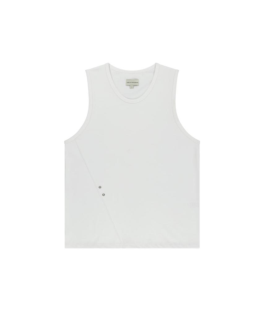 Endoor Struct Line Punching Sleeveless (White)