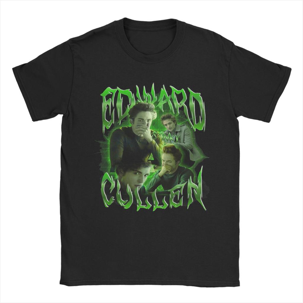 Creative Edward Cullen Vintage 90s Twilight TShirts for Unisex O Neck Pure Cotton T Shirt Short Sleeve Tee Shirt Clothing