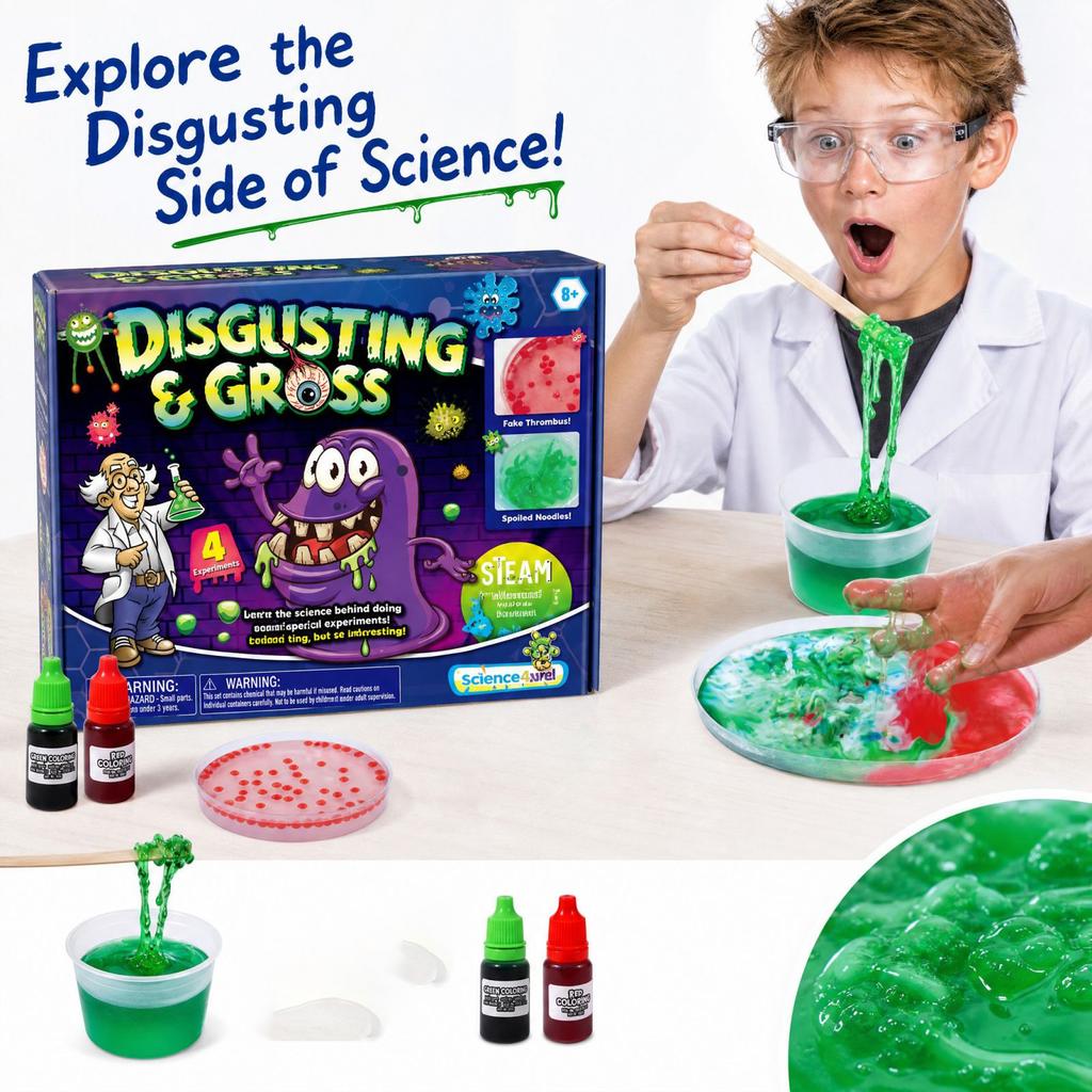 Brutto Wissenschaftsexperiment - Pädagogische STEM-Spielzeuge zum Selbermachen für Grundschüler 5ml
