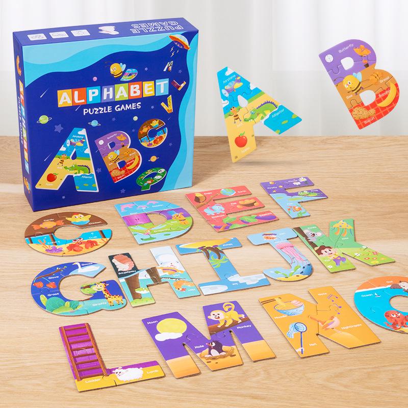 

Early Education Cognitive Puzzle: Large Piece Letters & Numbers for 1-4 Year Olds