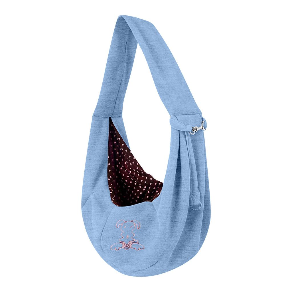 Pet Carrier, Hand Free Sling Adjustable Padded Strap Tote Bag Breathable Cotton