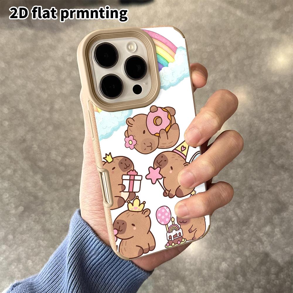 Phone Case: 2D Flat Lambskin Suitable for iPhone 18, 17, 16, 15, 14, 13 Pro Film Protective Case, Party Theme, Christmas and Halloween Gifts