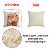 Autumn Set Pillow Case Home Holiday Decoration Thanksgiving Cushion Linen Stain-resistant Versatile Sofa Cushion