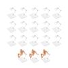 GOODCHI Plastic Model Figure Stands, 18-Piece Set, 1/144 Scale, 180-Degree Articulated Display Stands, Clear Polycarbonate, for Models and Figures