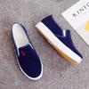 Cow Tendon Sole Spring Autumn Women's Shoes Cowboy Canvas Shoes Flat Bottom Casual Anti Slip Work Low Top Board Shoes Academy