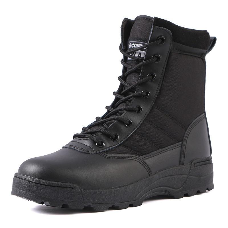 Men's High-top Boots Outdoor Desert Combat Boots Non Slip Hiking Boots for Men Work Safty Shoes Tactical Training Boot Botas2026