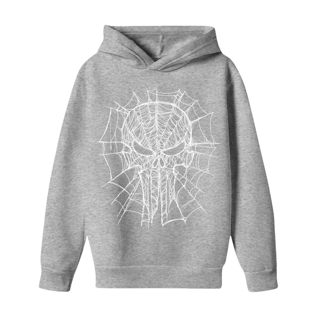 Kids Long Sleeve Loose Fit Letter Print Pullover Hoodie for Boys and Girls