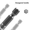 6pc Hexagonal Handle Conversion Socket Wrench 6-13mm 1/4' Strong Magnetic 65mm Electric Screwdriver Screwdriver Socket Tool Set