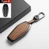 For BYD Han EV Dolphin Song Plus DMI Seagull Yuan UP Qin Pro Seal 06 Escort 7 Tang L Leather Metal Car Key Case Cover Accessorie