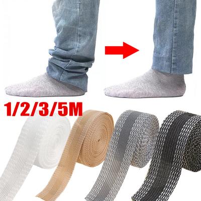 Cinta autoadhesiva para pantalones, herramientas de costura para acortar el borde de las piernas, pasta, dobladillo, plancha para pantalones vaqueros, acortar la longitud de la ropa