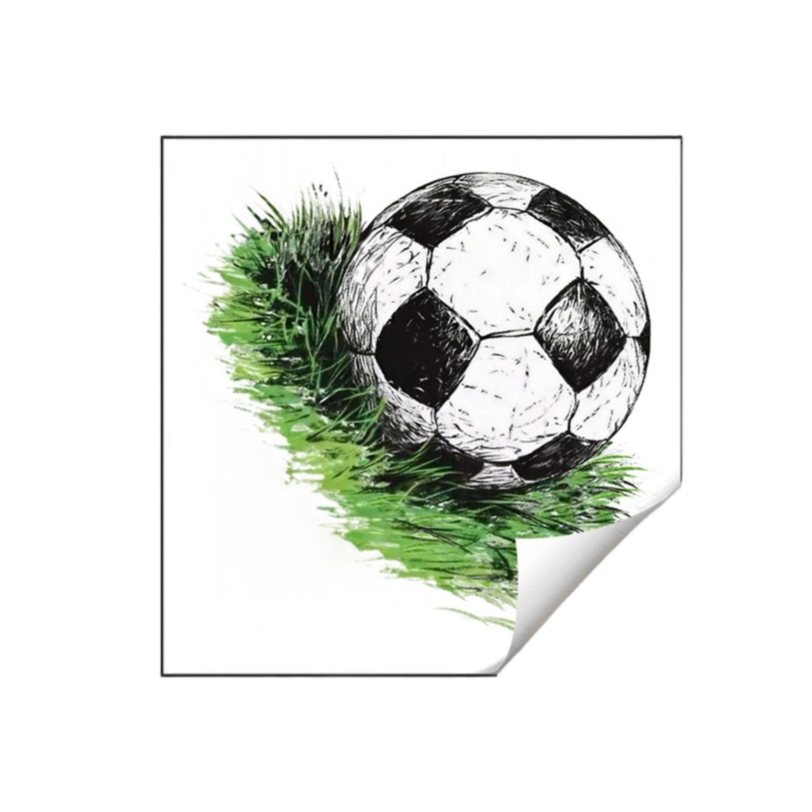 

Soccer Theme Wall Decal For Bedroom Living Room Sports Home Wall Decoration One Size