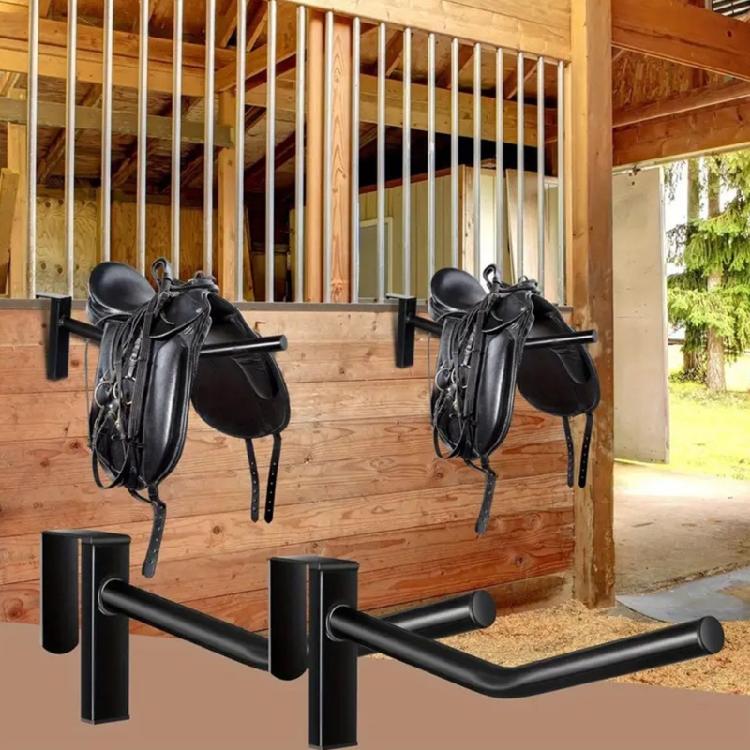 Multipurpose Horses Saddles Wall Rack Corrosions Resistant Light weight Saddles Storage Rack Outdoor Application