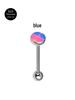 Titan 14G G23 Gerade Stange Ohrbrücke Piercing Schmuck - Phantomfarbe