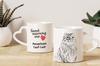 American Curl - Cat Mug, Adorable Heart-shaped Handle Mug, Universal Gift from Art-Dog Brand