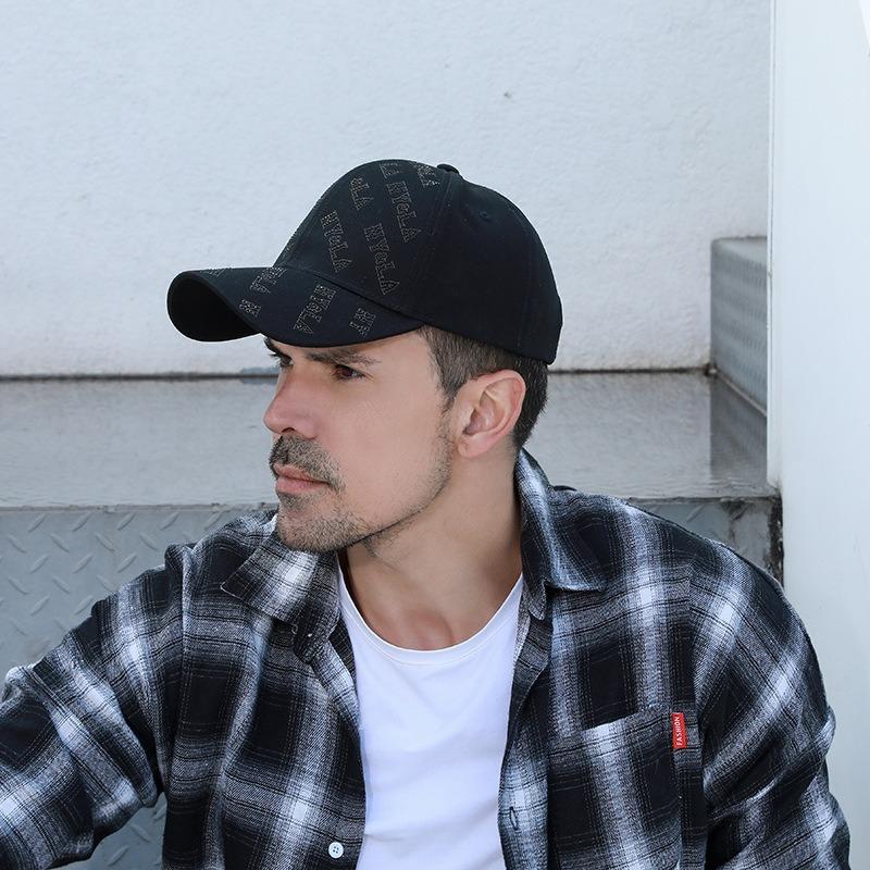 New Hot Diamond Ball Baseball Cap Sports Sunscreen Men's and Women's Sun Hats Breathable Versatile Casual Duck Tongue