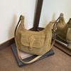 Grote Capaciteit Geweven Dames Tas, Reistas, Crossbody Tas, Strandstijl Knoopvormige Tas