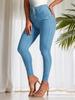 Jeans Skinny Taille Haute Push-Up Européens & Américains 2025 pour Femmes