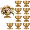 WTEMPO Vintage Vase for Fake Flowers for Birthday Party Christmas Anniversary Retro Iron Small Base Vase for Wedding Party Festive Events