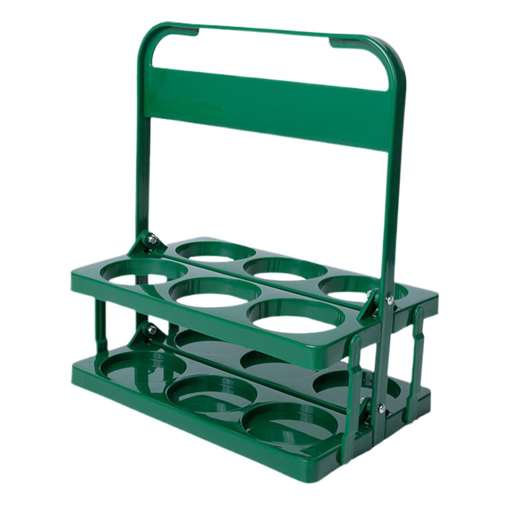 4/6 Hole Foldable Beverage Carrier with Handle Drink Delivery Carrier Multi-Function Drinks Holder for Water Bottle