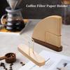 Coffee Filter Paper Holder Simple Household Filter Paper Walnut Wooden Storage Rack Kitchen Office Coffee Accessories