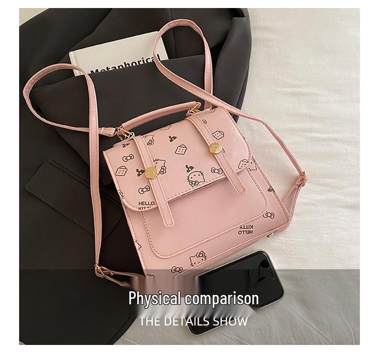 Damen Sommer 2025 Minimalistische Retro Schultertasche & Vielseitiger Rucksack