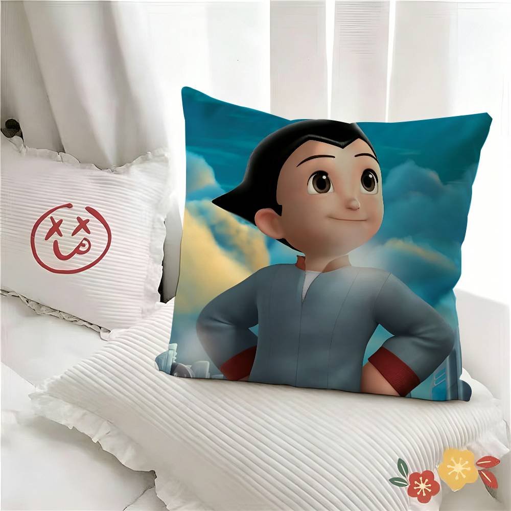 pc POPULAR ANIME Astro Boy Pillow Case Fashion Square Pillowcase Bedroom Sofa Room Ins Decoration Leisure