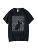 Unisex's High Quality T-Shirt Funny Cool Cat Design Print Summer Loose Short Sleeve For Unisex Wounisex T-Shirt Male Tops Tees