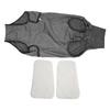 Washable Solid Tone Dog Diaper Breathable Soft Fabric Pet Pant Adjustable Fit Elastic Waist Dog Recovery Suit Daily Home Wear