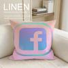 Brand Facebook Cushion Cover Pillowcase Set Pcs x x Breathable Washable Sofa Cushion Cover