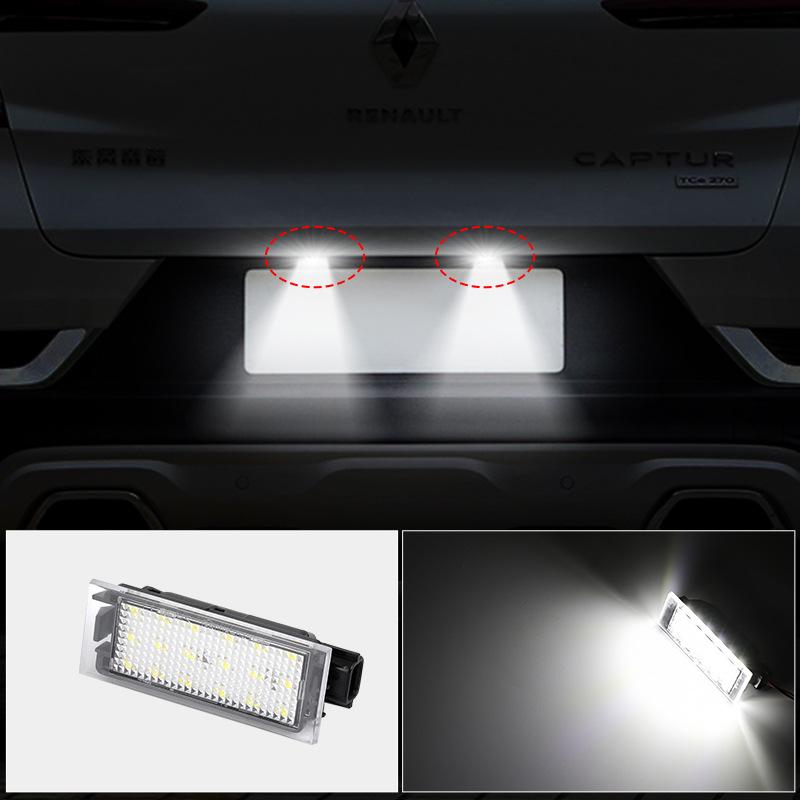 LED License Plate Light for Renault: Clio, Laguna, Espace, Megane