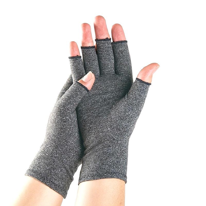 

1 Pair Fingerless Gloves Breathable Lightweight,Friction for Outdoor Activities,Computer Typing,Cycling Attire,Hand Wash Only S сірий колір