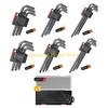 F26C Practical Allen Set Alloy Wrench For Dismantling And Installing Screws 9PCS